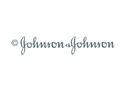 The image prominently features the Johnson & Johnson logo, with the company name elegantly scripted in cursive font, exemplifying a seamless blend of science and innovation. . In a demo creation process.